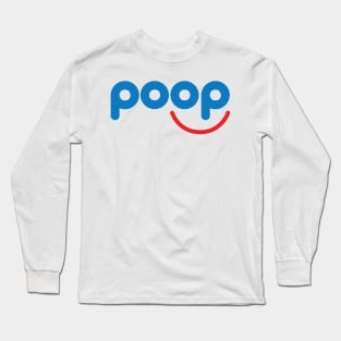 ihop poop logo parody Long Sleeve T-Shirt